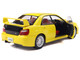 2003 Subaru Impreza WRX STI RHD (Right Hand Drive) Yellow with Carbon Hood 1/18 Diecast Model Car by Solido S1812302