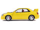 2003 Subaru Impreza WRX STI RHD (Right Hand Drive) Yellow with Carbon Hood 1/18 Diecast Model Car by Solido S1812302
