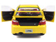 2003 Subaru Impreza WRX STI RHD (Right Hand Drive) Yellow with Carbon Hood 1/18 Diecast Model Car by Solido S1812302