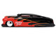 1951 Mercury Coupe Black Flame Graphics  Red Interior Mickey Mouse Diecast Figure Disney's Mickey Mouse Hollywood Rides Series 1/24 Diecast Model Car Jada 36272