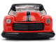 1951 Mercury Coupe Black Flame Graphics  Red Interior Mickey Mouse Diecast Figure Disney's Mickey Mouse Hollywood Rides Series 1/24 Diecast Model Car Jada 36272