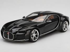 Bugatti Atlantic Concept Nocturne Black 1/18 Model Car Top Speed TS0456