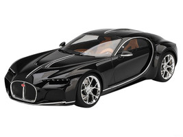 Bugatti Atlantic Concept Nocturne Black 1/18 Model Car Top Speed TS0456