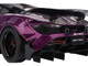 McLaren 720S LB-Works Purple Metallic Black Top 1/18 Model Car Top Speed TS0588