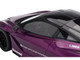 McLaren 720S LB-Works Purple Metallic Black Top 1/18 Model Car Top Speed TS0588