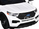 2022 Ford Police Interceptor Utility Unmarked White Builder s Kit Law Enforcement and Public Service Series 1/24 Diecast Model Car Motormax 76988W-BB