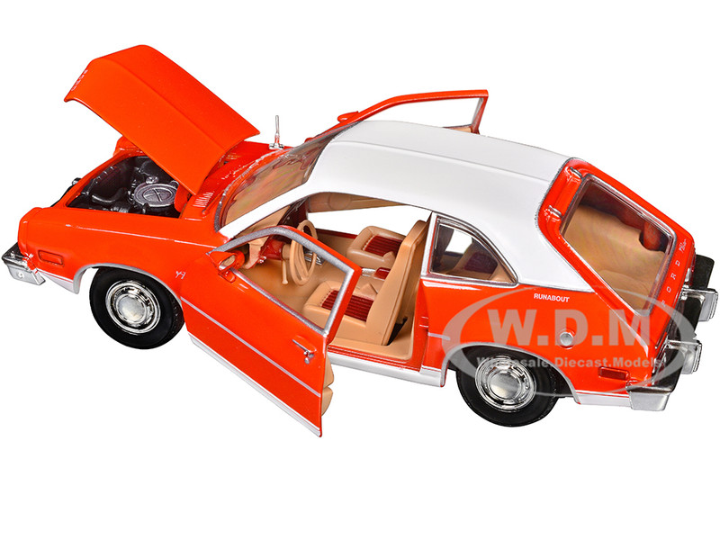 モーターマックス FC 1/24 1974 フォード ピント 1974 Ford Pinto Orange Diecast Model Car | Motormax