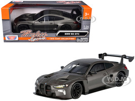 BMW M2 GT3 Matt Black Timeless Legends Series 1/24 Diecast Model Car Motormax 79390MBK