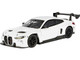 BMW M2 GT3 White Timeless Legends Series 1/24 Diecast Model Car Motormax 79390W