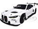 BMW M2 GT3 White Timeless Legends Series 1/24 Diecast Model Car Motormax 79390W