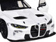BMW M4 GT3 White Timeless Legends Series 1/24 Diecast Model Car Motormax 79390W