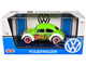 1966 Volkswagen Beetle Green with Graffiti Graphics 1/24 Diecast Model Car Motormax 79598