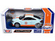 Audi TT Coupe Gulf Oil Light Blue with Orange Stripes Gulf Die Cast Collection 1/24 Diecast Model Car Motormax 79645