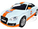 Audi TT Coupe Gulf Oil Light Blue with Orange Stripes Gulf Die Cast Collection 1/24 Diecast Model Car Motormax 79645