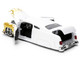 1951 Mercury Coupe White with Gold Flames Bigtime Muscle Series 1/24 Diecast Model Car Jada 36452