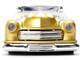 1951 Mercury Coupe White with Gold Flames Bigtime Muscle Series 1/24 Diecast Model Car Jada 36452
