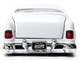 1951 Mercury Coupe White with Gold Flames Bigtime Muscle Series 1/24 Diecast Model Car Jada 36452