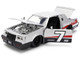 1987 Buick Grand National #7 Buick Racing Matt Silver Metallic with Red and Black Stripes Bigtime Muscle Series 1/24 Diecast Model Jada 36460