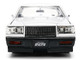 1987 Buick Grand National #7 Buick Racing Matt Silver Metallic with Red and Black Stripes Bigtime Muscle Series 1/24 Diecast Model Jada 36460