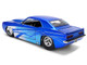 1969 Chevrolet Camaro Candy Blue with Graphics Bigtime Muscle Series 1/24 Diecast Model Car Jada 36461