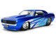 1969 Chevrolet Camaro Candy Blue with Graphics Bigtime Muscle Series 1/24 Diecast Model Car Jada 36461