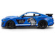 2020 Ford Mustang Shelby GT500 #65 Ford Performance Blue with Black Top and White Stripes Bigtime Muscle Series 1/24 Diecast Model Car Jada 36587