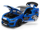 2020 Ford Mustang Shelby GT500 #65 Ford Performance Blue with Black Top and White Stripes Bigtime Muscle Series 1/24 Diecast Model Car Jada 36587