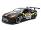 2009 Nissan GT R R35 Ben Sopra Matt Black with Mechagodzilla Graphics Hollywood Rides Series 1/24 Diecast Model Car Jada 36707