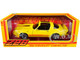 1980 Chevrolet Camaro Z28 with T Tops Bright Yellow with Stripes 1/18 Diecast Model Car Greenlight 13690
