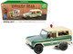 1967 Ford Bronco Smokey Bear Forest Ranger Green and Cream with White Stripes Artisan Collection 1/18 Diecast Model Car Greenlight 19143