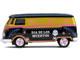 Volkswagen Type 2 Panel Van Dia de los Muertos 2025 Black and Yellow with Graphics Hobby Exclusive Series 1/64 Diecast Model Car Greenlight 30525