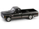 1972 Chevrolet Cheyenne C10 Short Bed Pickup Truck Black Hobby Exclusive Series 1/64 Diecast Model Car Greenlight GL30546