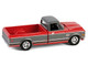 1972 Chevrolet Cheyenne C10 Short Bed Pickup Truck Ruby Red and Gunmetal Gray Metallic Hobby Exclusive Series 1/64 Diecast Model Car Greenlight GL30547