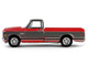 1972 Chevrolet Cheyenne C10 Short Bed Pickup Truck Ruby Red and Gunmetal Gray Metallic Hobby Exclusive Series 1/64 Diecast Model Car Greenlight GL30547
