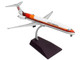 McDonnell Douglas MD 81 Commercial Aircraft Continental Airlines N859HA White with Red and Orange Stripes Gemini 200 Series 1/200 Diecast Model Airplane GeminiJets G2COA1363