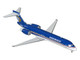 Boeing 717 200 Commercial Aircraft Midwest Airlines N920ME Blue and White Gemini 200 Series 1/200 Diecast Model Airplane GeminiJets G2MEP1367