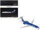 Boeing 717 200 Commercial Aircraft Midwest Airlines N920ME Blue and White Gemini 200 Series 1/200 Diecast Model Airplane GeminiJets G2MEP1367