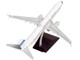 Boeing 737 900ER Commercial Aircraft Continental Airlines United Airlines N75435 White with Red and Blue Stripes Gemini 200 Series 1/200 Diecast Model Airplane GeminiJets G2UAL1407