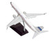 Boeing 737 900ER Commercial Aircraft with Flaps Down Continental Airlines United Airlines N75435 White with Red and Blue Stripes Gemini 200 Series 1/200 Diecast Model Airplane GeminiJets G2UAL1407F