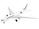 Boeing 777F Commercial Aircraft Air France Cargo F GUOC White with Red and Blue Striped Tail Interactive Series 1/400 Diecast Model Airplane GeminiJets GJ2148