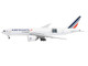 Boeing 777F Commercial Aircraft Air France Cargo F GUOC White with Red and Blue Striped Tail Interactive Series 1/400 Diecast Model Airplane GeminiJets GJ2148
