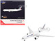 Boeing 777F Commercial Aircraft Air France Cargo F GUOC White with Red and Blue Striped Tail Interactive Series 1/400 Diecast Model Airplane GeminiJets GJ2148