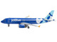Airbus A320 Commercial Aircraft JetBlue Airways N547JB Blue with Graphics 1/400 Diecast Model Airplane GeminiJets GJ2289