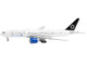 Boeing 777 200ER Commercial Aircraft United Airlines Star Alliance N77022 White with Black Tail 1/400 Diecast Model Airplane GeminiJets GJ2314