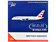 Airbus A380 Commercial Aircraft British Airways G XLEE White with Striped Tail 1/400 Diecast Model Airplane GeminiJets GJ2325