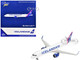 Airbus A321neo Commercial Aircraft Icelandair TF IAA White with Blue and Pink Tail 1/400 Diecast Model Airplane GeminiJets GJ2337