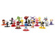 Sonic The Hedgehog Set of 18 Diecast Figures Wave 2 Nano Metalfigs Series Diecast Models Jada 36774