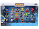 Sonic The Hedgehog Set of 18 Diecast Figures Wave 2 Nano Metalfigs Series Diecast Models Jada 36774