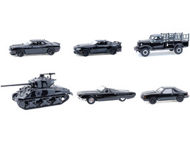 Black Bandit 6 piece Set Series 30 1/64 Diecast Model Cars Greenlight 28170SET
