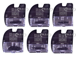 Black Bandit 6 piece Set Series 30 1/64 Diecast Model Cars Greenlight 28170SET